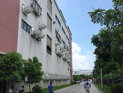 精密五金電子廠廣東長盈環(huán)?？照{安裝案例